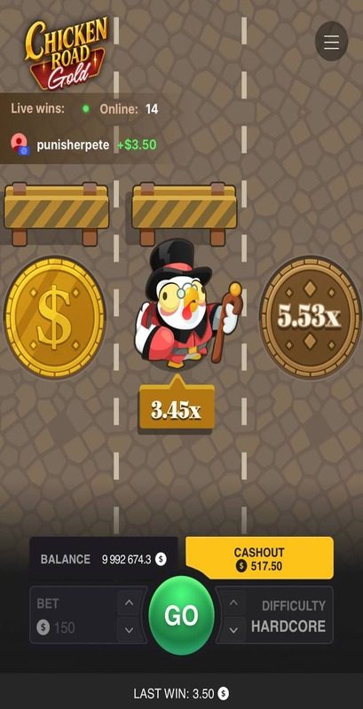 Chicken Road Gold Screenshot 4