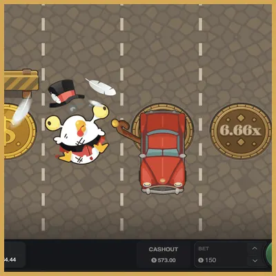 Chicken Road Gold Icon